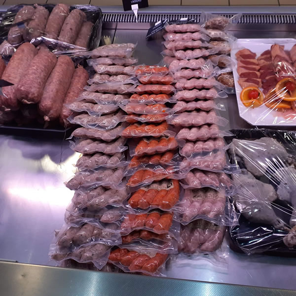 Nos saucisses et notre charcuterie
