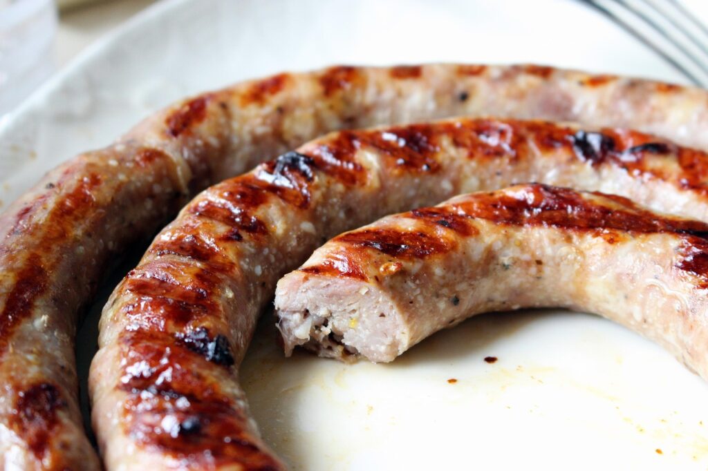 sausage, barbecue, grill, meat, food